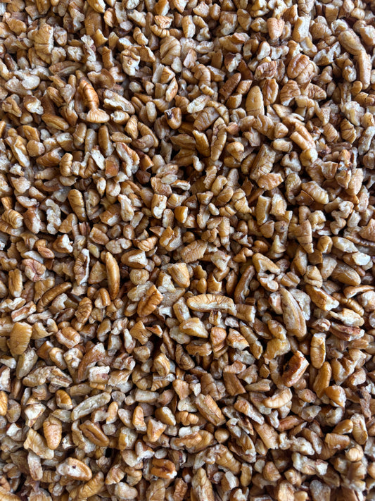 Fresh Golden Shelled Pecan Pieces
